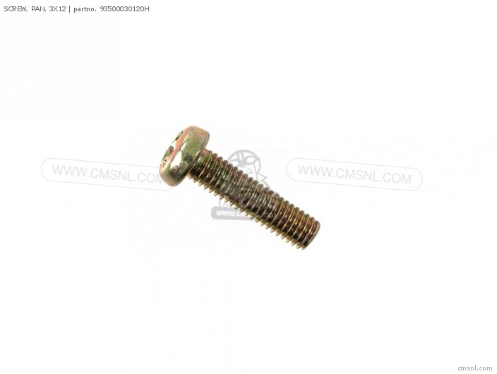 SCREW, PAN, 3X12