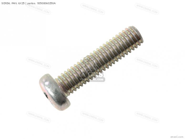 SCREW, PAN, 6X25