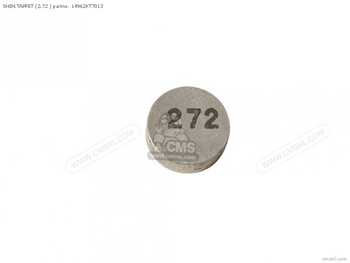 SHIM,TAPPET (2.72