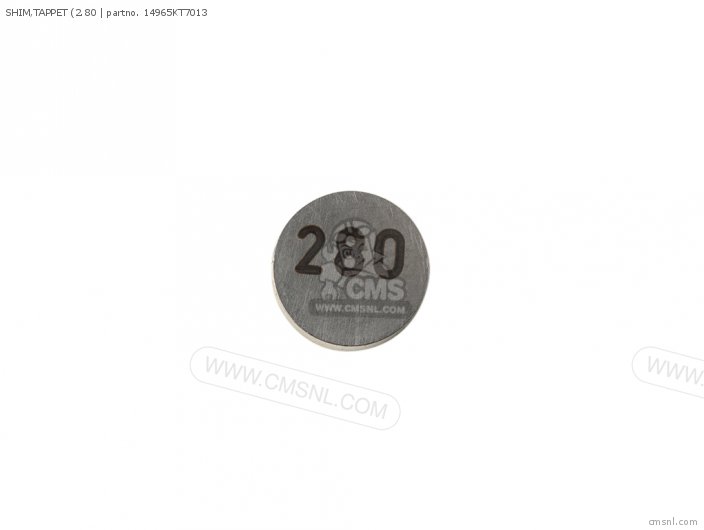 SHIM,TAPPET (2.80