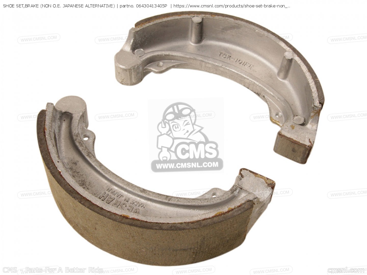 06430413405P Shoe Set Brake Mca Honda Buy The 06430 413 405P At CMSNL