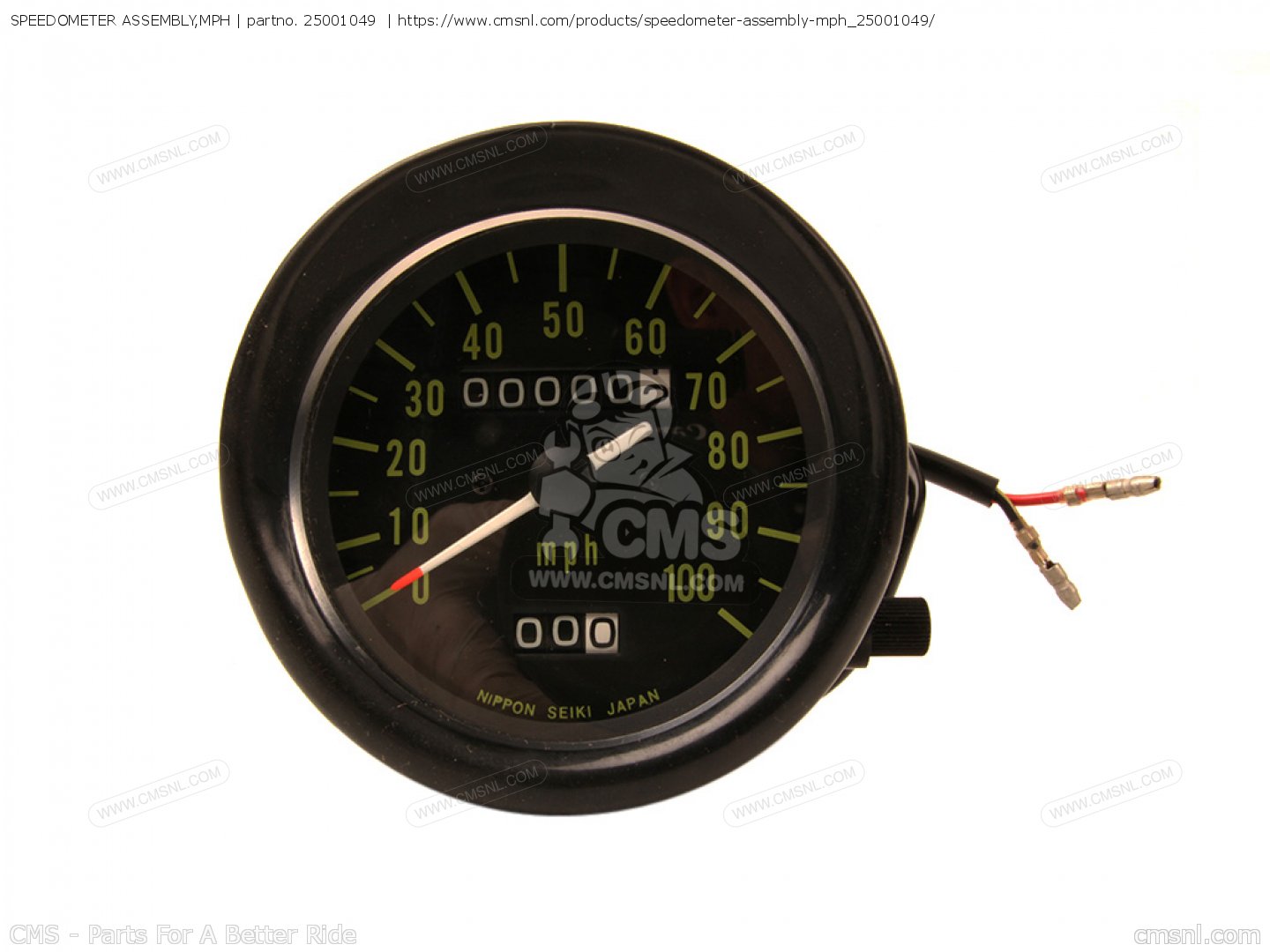 Speedometer Assembly Mph For G Tra Usa Canada Order At Cmsnl