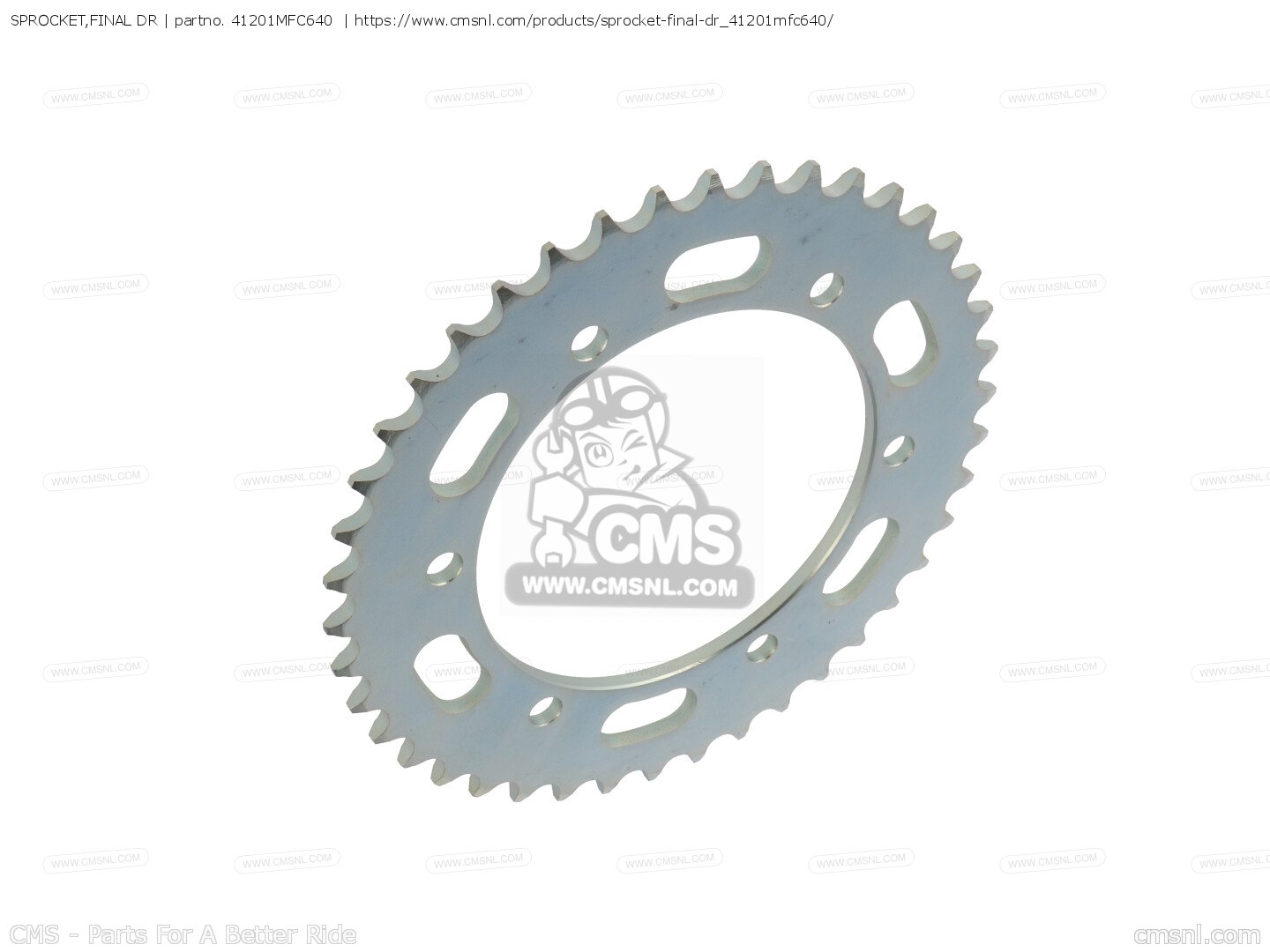 41201MFC640 Sprocket Final Dr Honda Buy The 41201 MFC 640 At CMSNL