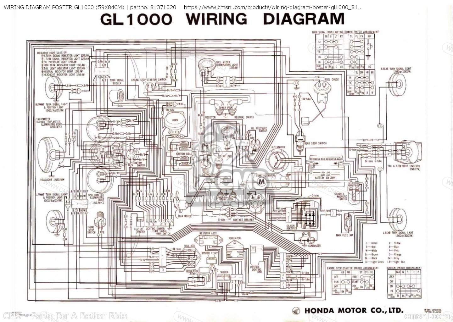 [DIAGRAM] 1975 Honda Goldwing Wiring Diagram FULL Version HD Quality