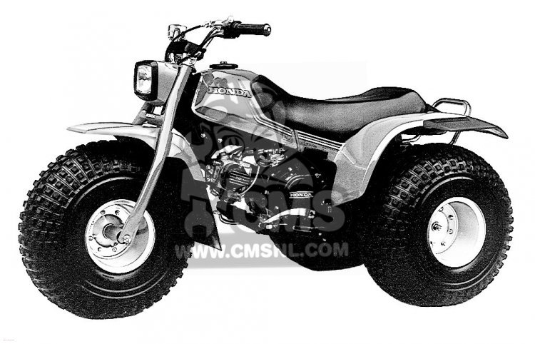 Honda ATC110 1983 (D) USA parts lists and schematics