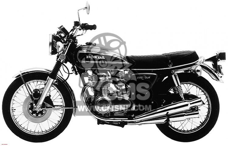 Honda CB550 K1 FOUR 1975 USA パーツリストと回路図