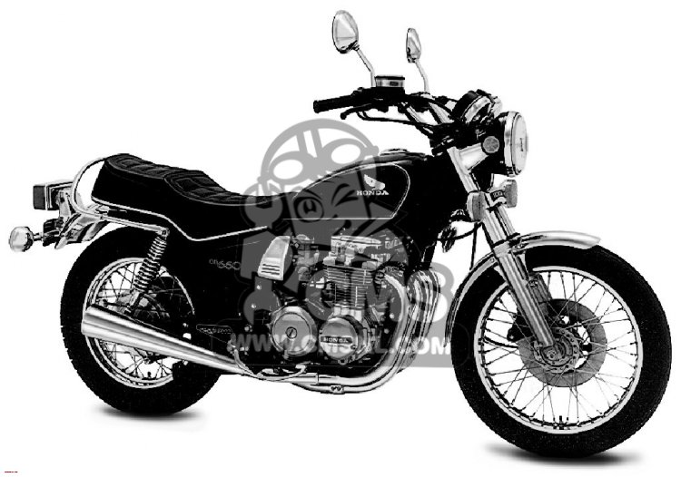 Honda CB650 1980 (A) USA parts lists and schematics