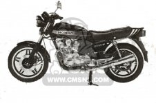 Honda CB750F 1981 (B) ENGLAND parts lists and schematics