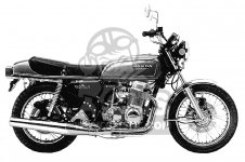Honda CB750F 750 SUPER SPORT 1975 USA parts lists and schematics