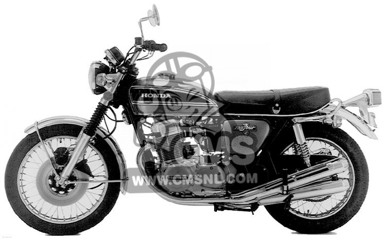 Honda CB750K4 FOUR 1974 USA parts lists and schematics