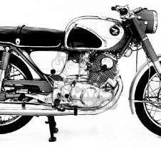 にま Honda CB77 SUPER HAWK 1961 USA parts lists and schematics