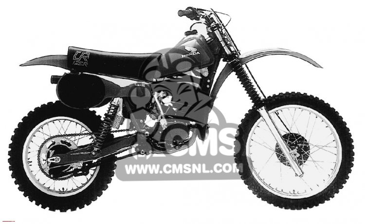 Honda CR125R ELSINORE 1980 (A) USA parts lists and schematics