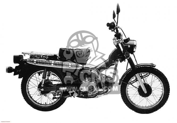 HONDA CT110 パーツリスト HONDA CT110 ハンターカブ パーツリスト - シングル スマイル