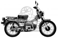 Honda CT110 パーツカタログ 10版 送料無料 即決 ハンターカブ CT110 10版 パーツリスト+パーツ