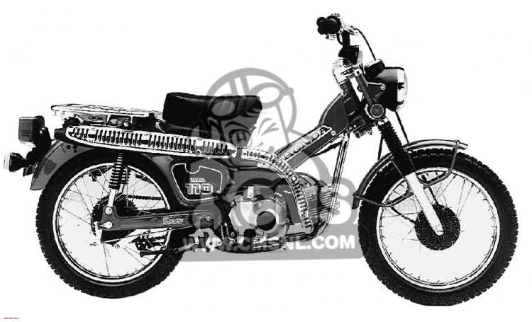 Honda Honda CT110 TRAIL 1984 (E) USA パーツリストと回路図