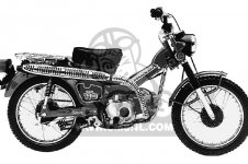 Honda CT110 TRAIL 1984 (E) USA parts lists and schematics