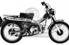 Honda CT110 TRAIL 1986 (G) USA CALIFORNIA parts lists and