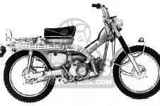 【9/14まで限定価格！】ホンダ トレイル サブタンク 北米仕様 CT90 No Reserve: 1977 Honda CT90 Trail for sale on BaT Auctions