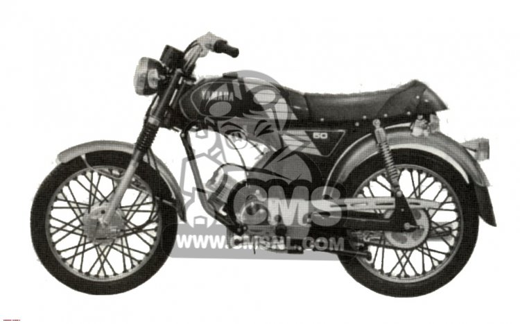 Yamaha FS1 1979 NORWAY TYPE 3F4 REAR ARM - REAR CUSHION - CHAIN CASE ...