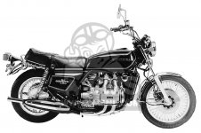 Honda GL1000 GOLDWING 1977 USA parts lists and schematics