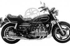 Honda GL1100 GOLDWING 1981 (B) USA parts lists and schematics