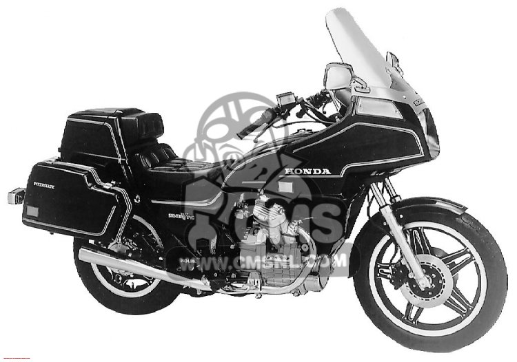 Honda GL500I SILVERWING INTERSTATE 1981 (B) USA parts lists and schematics