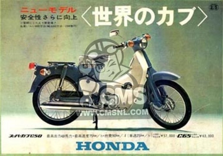 Honda C50 Cub 1969 France Information