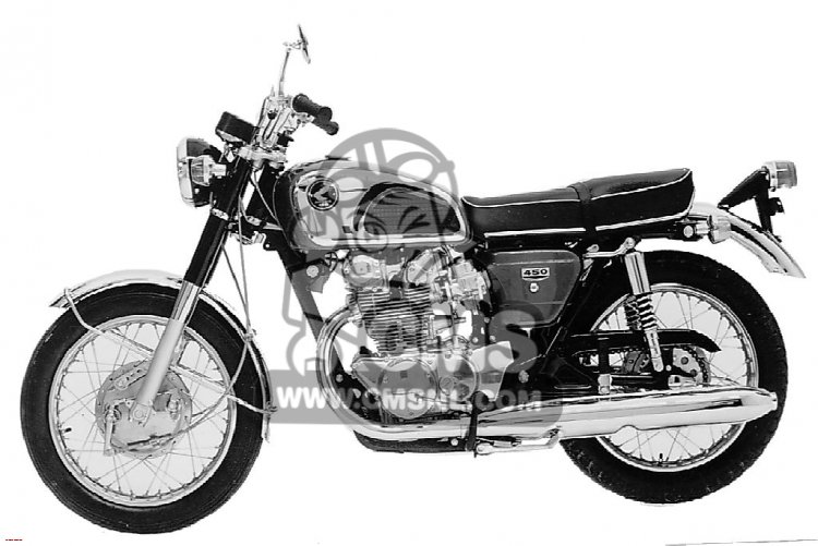 Honda CB450K1 1968 USA information