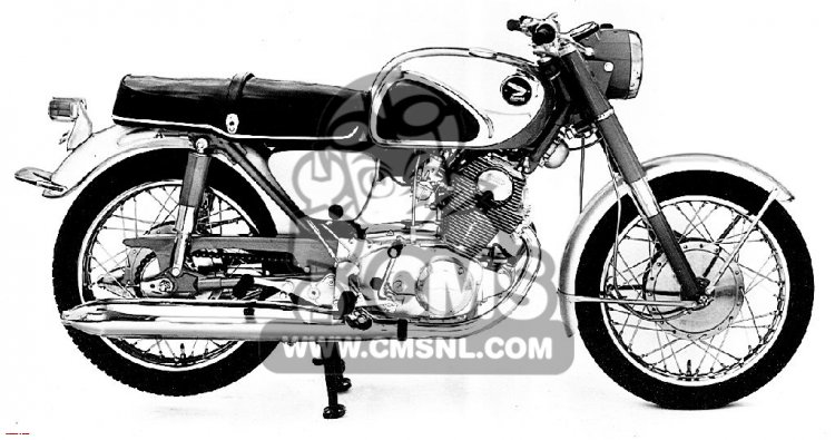 Honda CB77 SUPER HAWK 1961 USA
