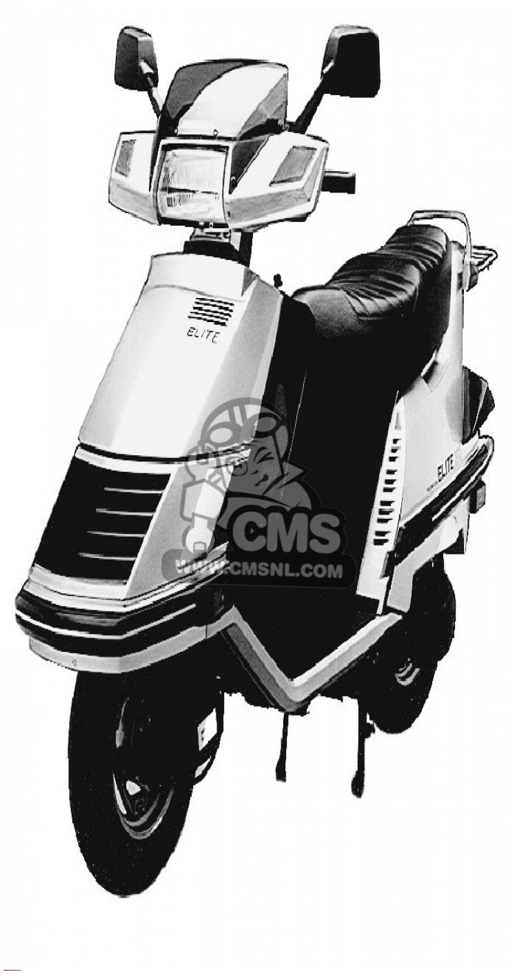 Honda CH150 ELITE 150 1985 (F) USA information
