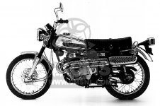 Honda CL200 SCRAMBLER 1974 USA