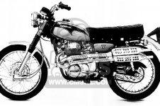 1970 honda store cl350 parts