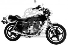 Ansauggummi Honda cm400 CM 400 T Custom nc01 Bj 1980-1983 Tubulure d'admission