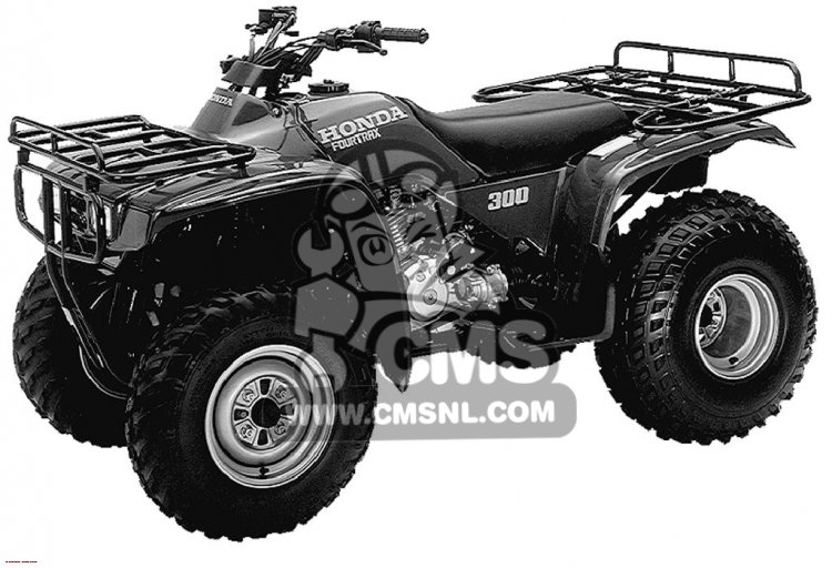 Honda TRX300 FOURTRAX 300 1994 (R) USA information