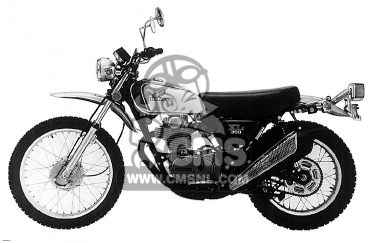 Honda XL350 K0 1974 USA information