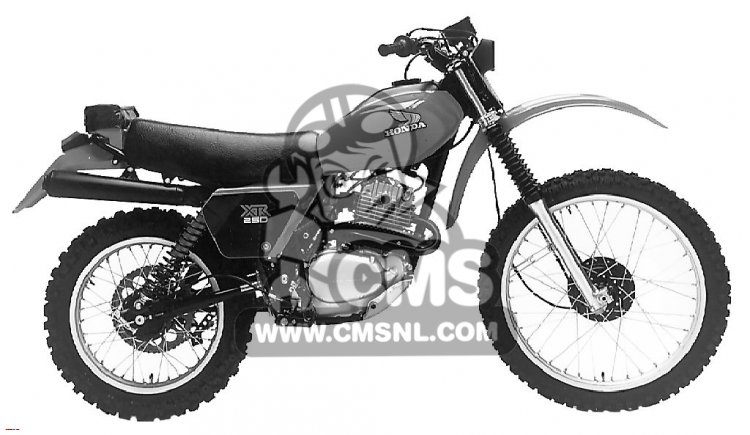 XR250 1980 (A) USA