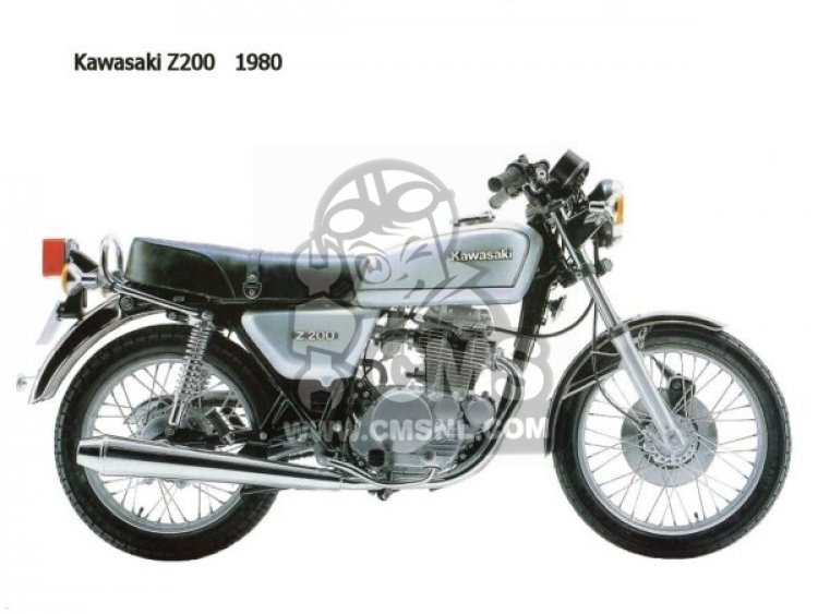 Forsendelse diakritisk svær at tilfredsstille Kawasaki KZ200 information