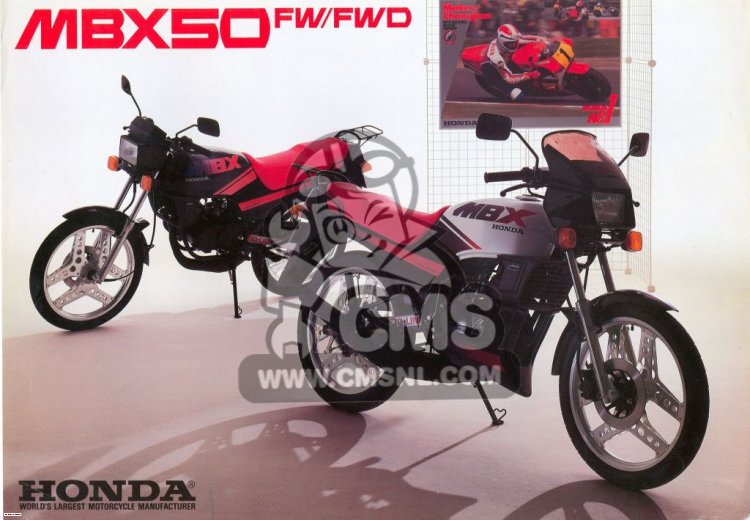 Honda MBX50FWD AUSTRIA parts lists and schematics