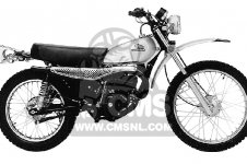 Honda MT125 ELSINORE 1974 K0 USA parts lists and schematics