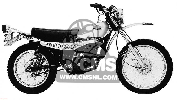 HONDA ELSINORE MT250 パーツリスト mt250-elsinore-1974-k0-