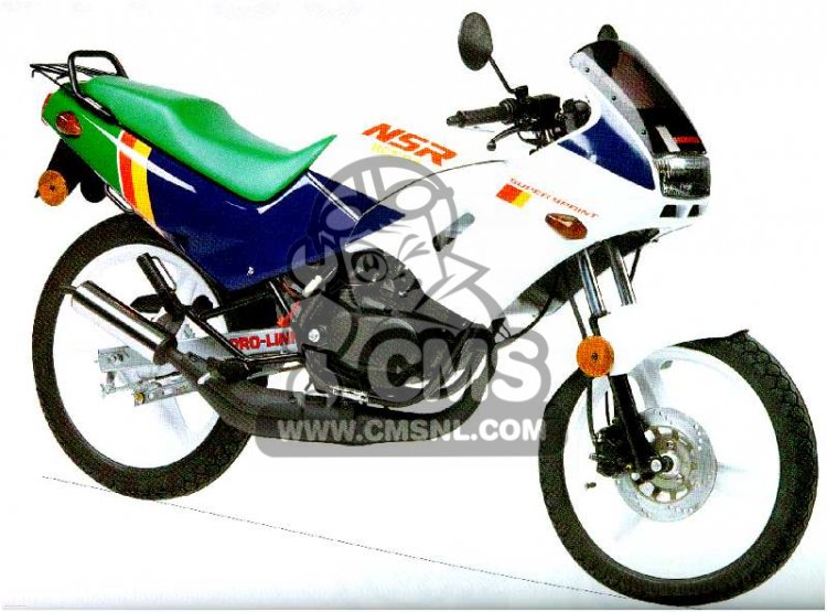 Honda NSR50F 1993 (P) PORTUGAL parts lists and schematics