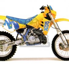 RANDYHAWKINSの1989FACTORY SUZUKI RMX250：XNUMXストローク