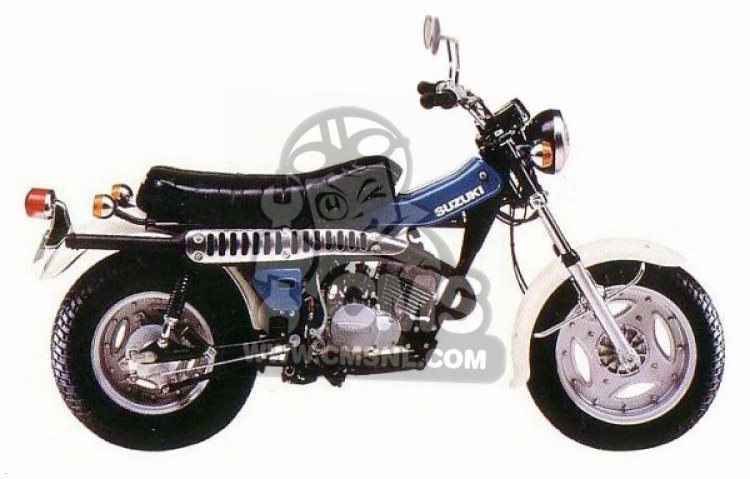 超希少？SUZUKI VanVan90(RV90)用？14781-27100 純正マフラーカバー(金属製メッキ) 長期保管品 新品未開封品！！