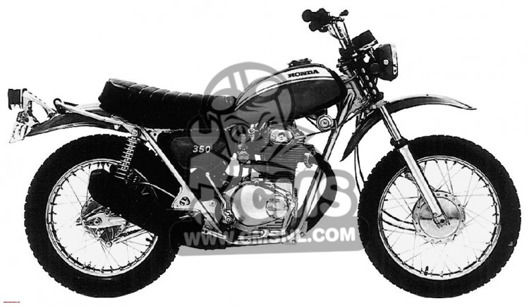 Honda Honda SL350 MOTOSPORT 1970 K1 USA パーツリストと回路図