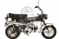 Honda ST50 DAX DENMARK パーツリストと回路図