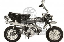 Honda ST70 DAX FRANCE parts lists and schematics