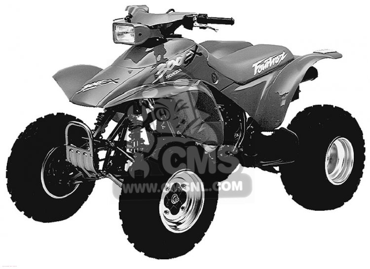 Honda TRX300EX FOURTRAX 300EX 1993 (P) USA parts lists and schematics