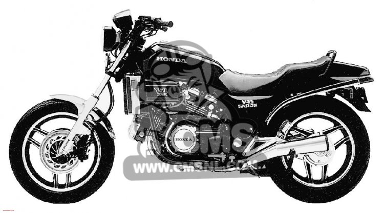 Honda VF750S SABRE 1983 (D) USA パーツリストと回路図