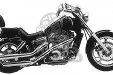 Honda VT1100C SHADOW 1100 1989 (K) USA CALIFORNIA parts