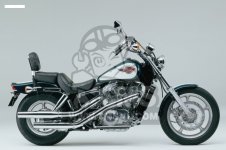 BMW R1100R & HONDA SHADOW VT1100C セット Honda Honda VT1100C SHADOW 1995 (S) GERMANY parts lists and